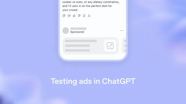 OpenAI 开始在 ChatGPT 中测试广告