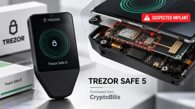 比特币硬件钱包Trezor也出现硬件篡改问题 经销商篡改硬件窃取钱包助记词