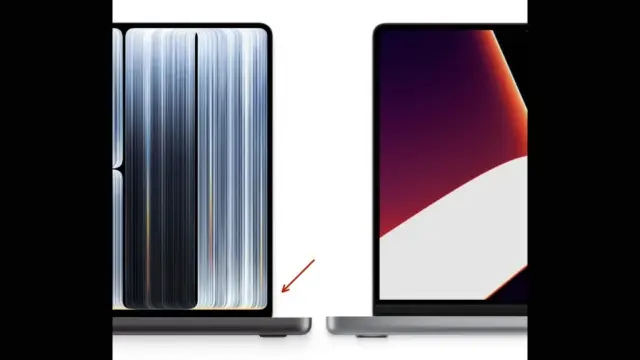 苹果首款触控 MacBook Pro 屏幕细节，改为“四角全圆”