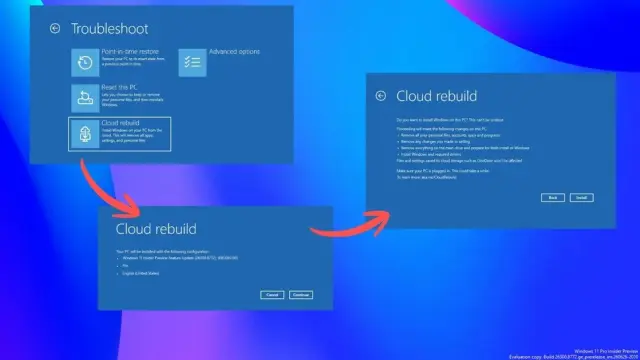 微软 Win11 新增“云重建”功能，无需 U 盘即可重装系统